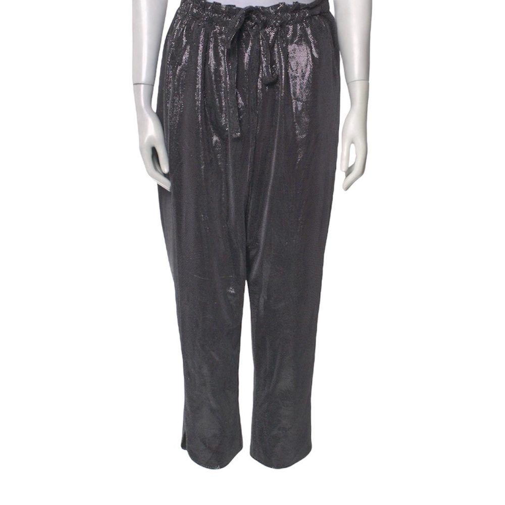 Ramy Brook Metallic Silver Pants